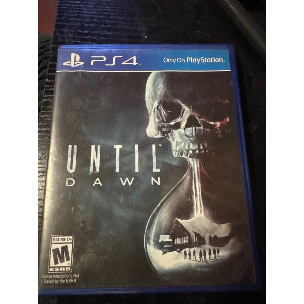 Sony Until Dawn Video Game PS4 Blue Excellent Horror Survival Interactive Drama